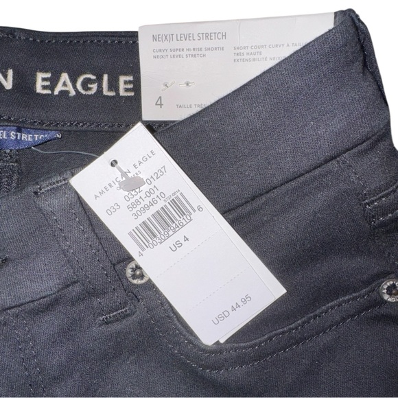 American Eagle Outfitters Black Jean Shorts - Picture 3 of 4